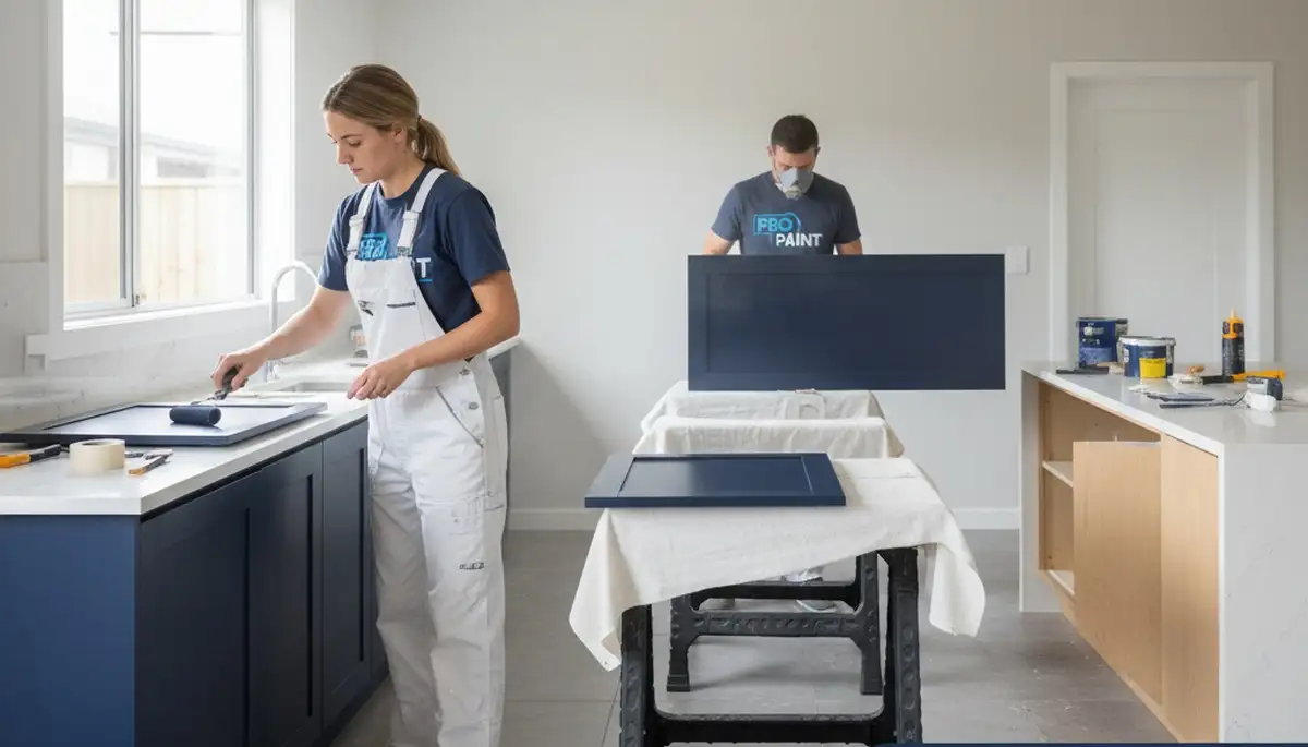 Professional kitchen cabinet painting and refinishing by expert painters in Albany, NY