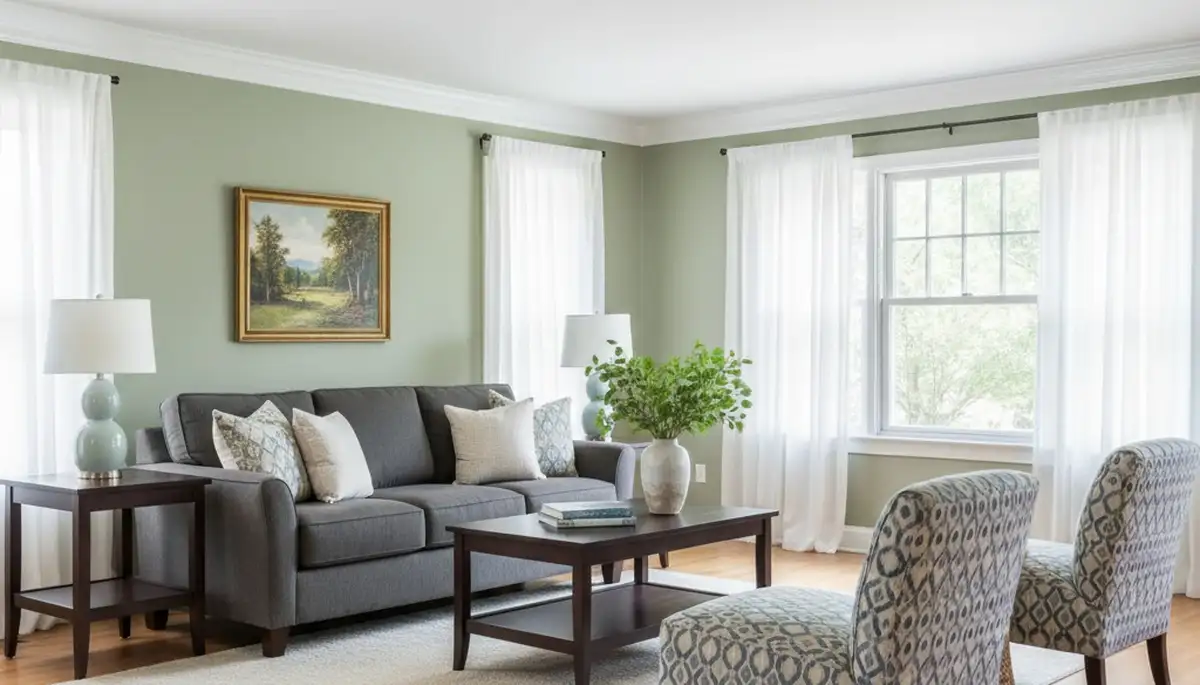 Professional interior house painting in Albany NY showcasing smooth walls and fresh modern colors
