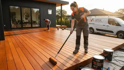 Professional deck staining and wood protection in Albany, NY by expert house painters