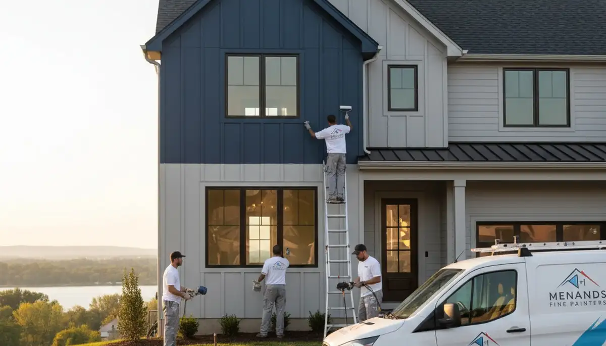 Professional house painting contractor in Albany, NY serving residential exterior painting projects