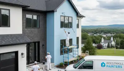 House painting contractor in Albany, NY providing residential interior and exterior painting services