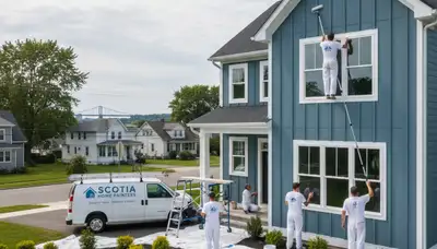 House painting team serving Albany, NY for interior and exterior residential painting projects