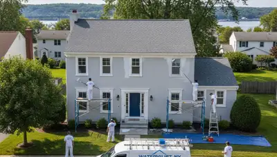 Professional house painting service in Albany, NY by Painting Contractors Albany NY