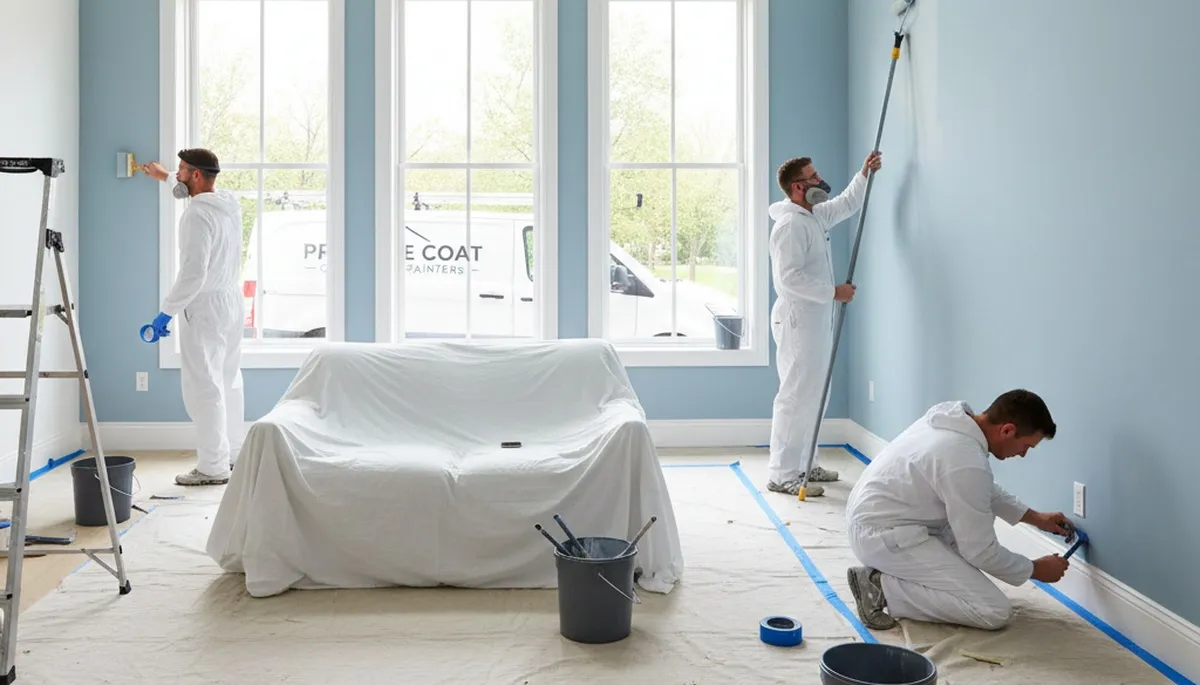 Professional interior house painting in Albany, NY by expert residential painters